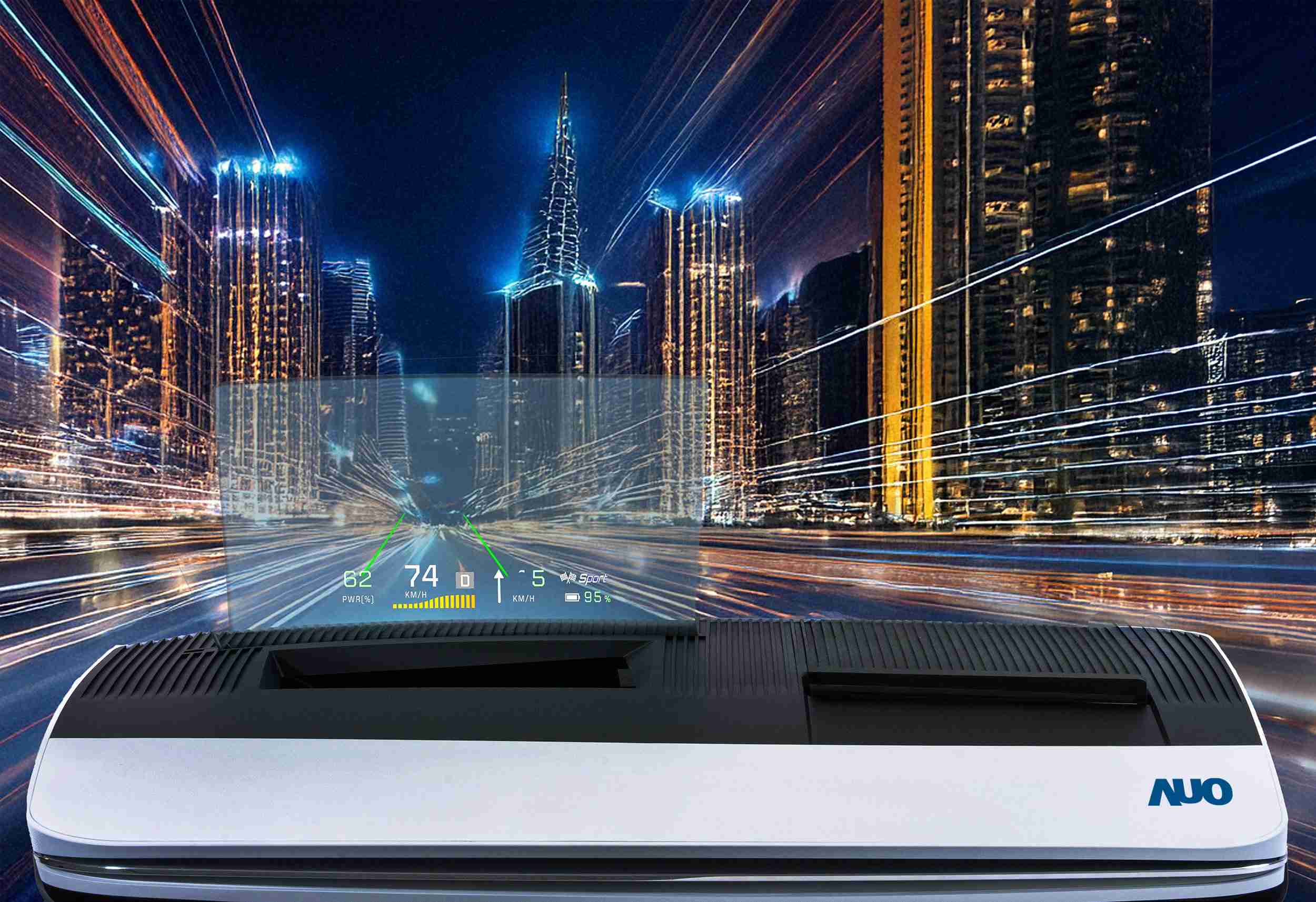 2121非凡推出13吋Micro LED抬头显示器，，提供高入眼亮度、、、高色彩饱和度的显示质量，，，，在阳光下或黑暗中都清晰可见，，并利用Micro LED模块体积小的优势，，，解决车用空间有限的痛点