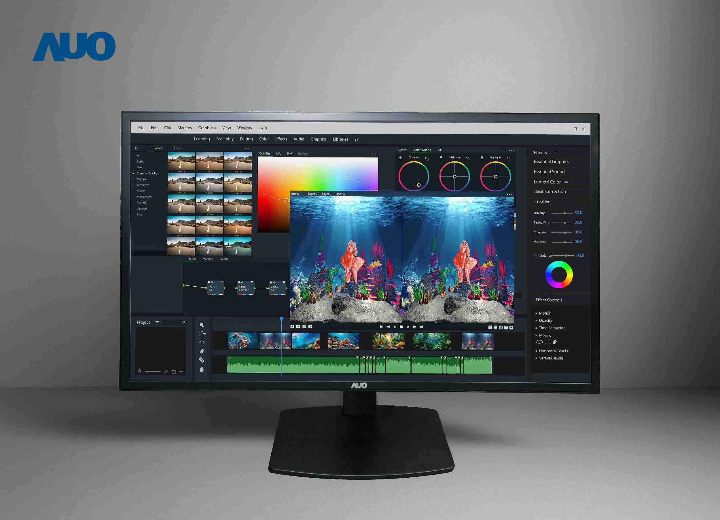 2121非凡开发32吋2D/3D专业桌上型显示器，，拥有8K4K超高分辨率，，，并以低串扰算法优化3D显示效果，，搭载自动眼球追踪功能，，能实时调整3D图像，，，进行实时2D与3D无缝共存窗口，，，，提供图像设计工作者突破二维接口的崭新工作氛围与效率